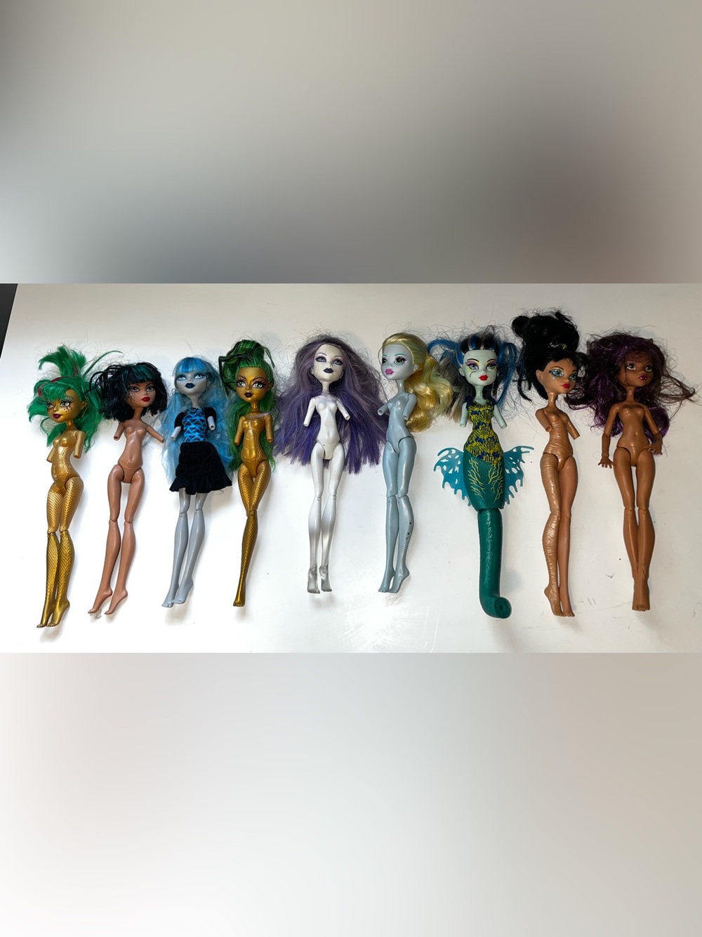 Vintage 2008-2012 Lot of 9 Monster High Dolls